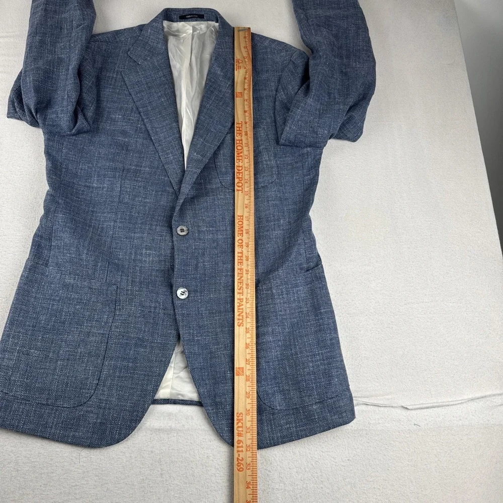 Suitsupply Hudson Mens Wool Silk Linen Blend Sport Coat blazer fits 40R Ethomas